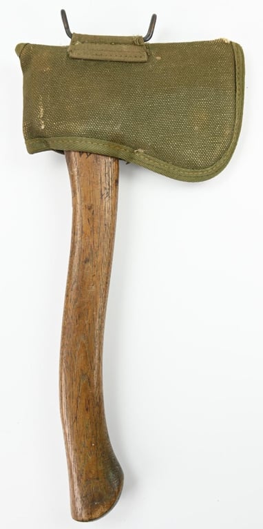 US WW2 M-1910 Entrenching Axe Hatchet & Cover