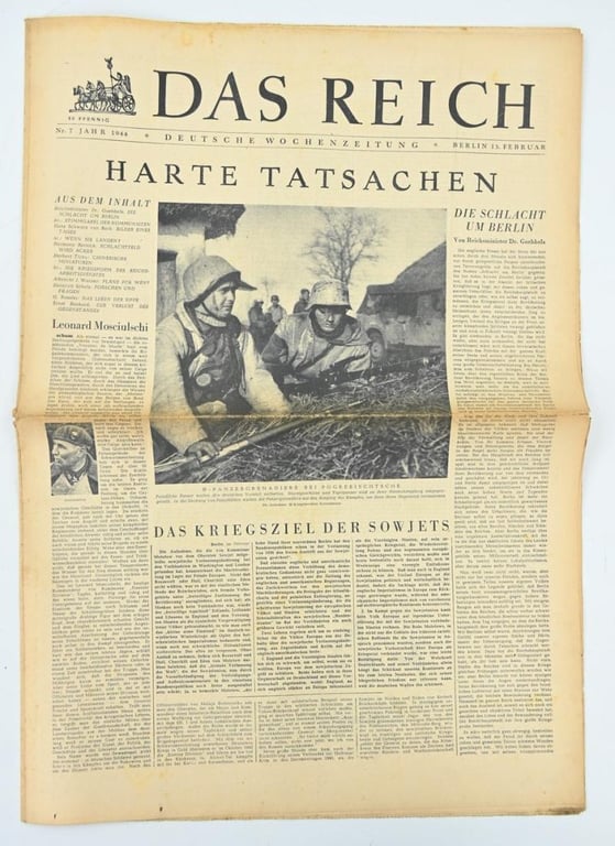 German Newspaper “Das Reich” 13 February 1944