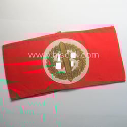 Linnen-based armband (ie. 'Armbinde') as was intended for...