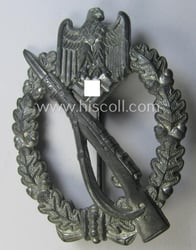 WH (Heeres- ie. Waffen-SS) 'Infanterie-Sturmabzeichen in Silber' (or:...