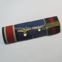 4-pieced, WWII- (ie. TR-) period ribbon-bar (ie. 'Feld-...