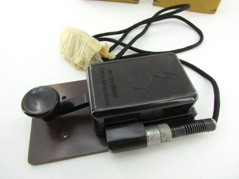 Wehrmacht Morse Code Telegraph Key in Original Box
