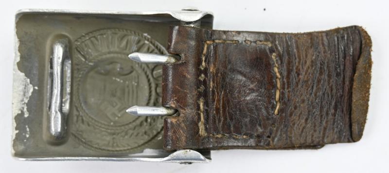 German WH Alu Beltbuckle with Tab 1938
