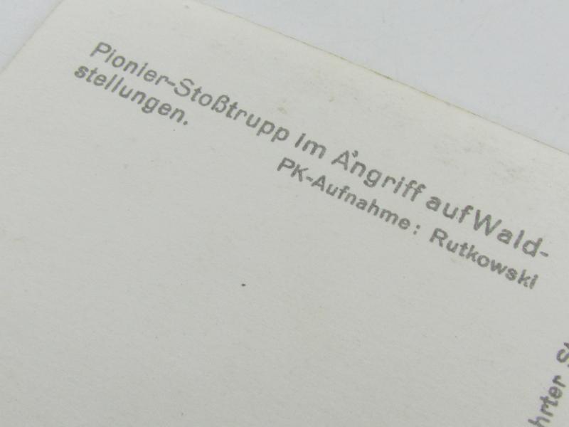 Postcard : Pionier Stosstrupp im Angrif