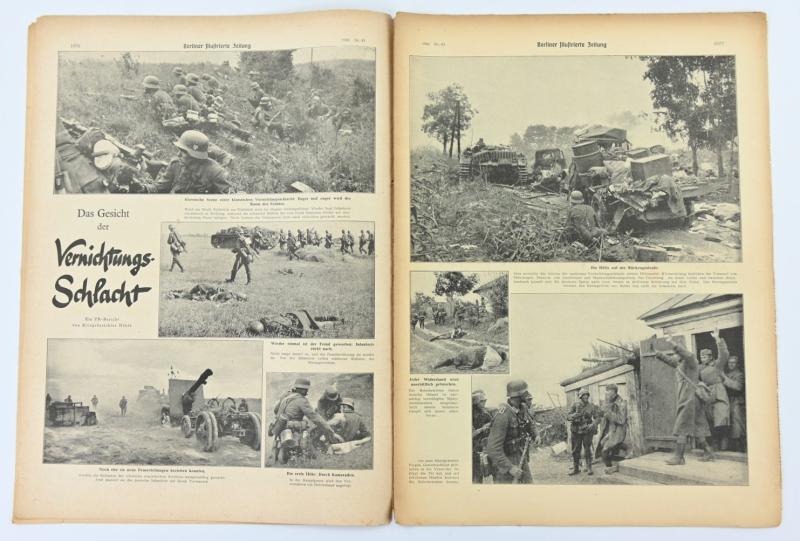 German Berliner Illustrierte Zeitung Newspaper 1941