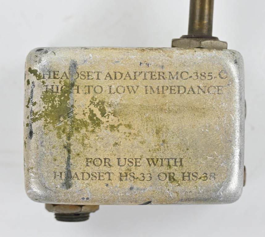 US WW2 Headset Adaptor Type MC-385