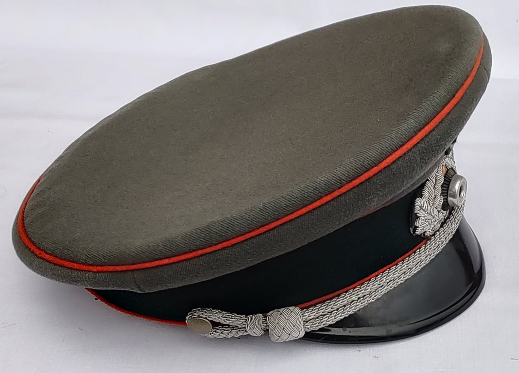 German Wehrmacht Officer Feldgendarmerie (Field police) Erel Schirmmütze cap