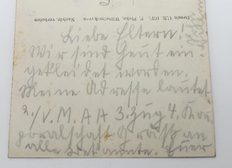 Postcard "Line ship Silesia" (Linienschiff Schlesien)