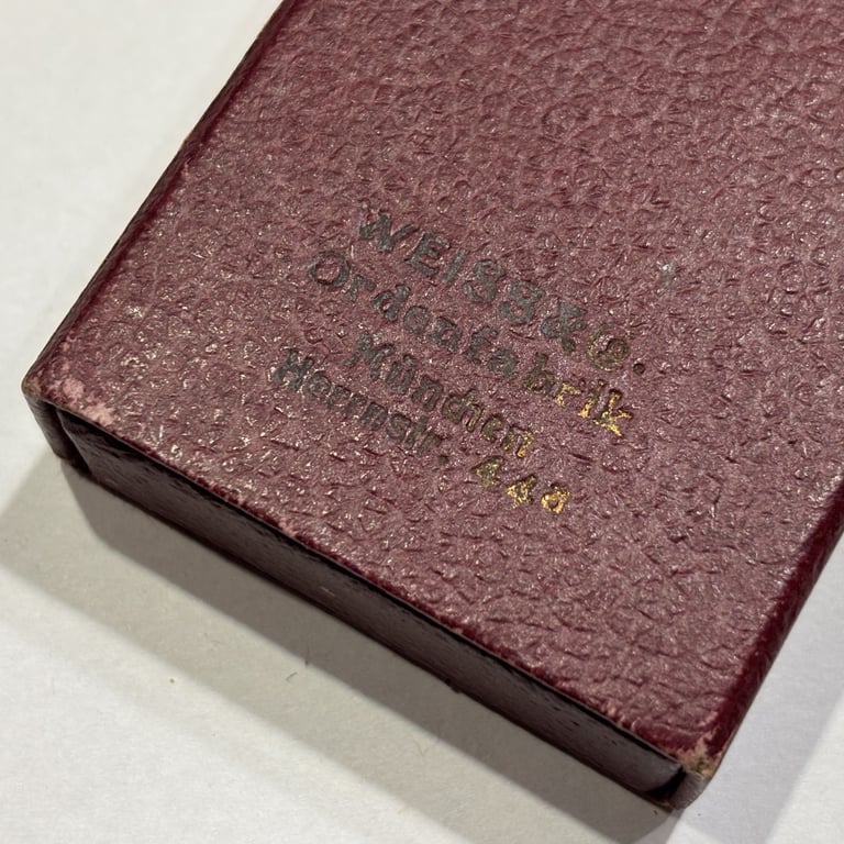 Cased Bavarian Military Merit Cross 3rd Class with Swords