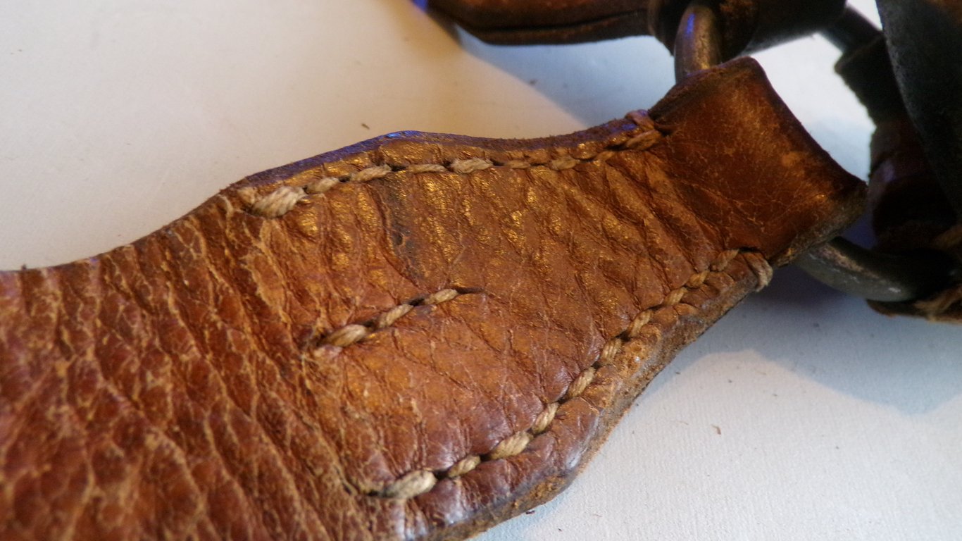 Wehrmacht Leather Combat Y-Straps with RbNr