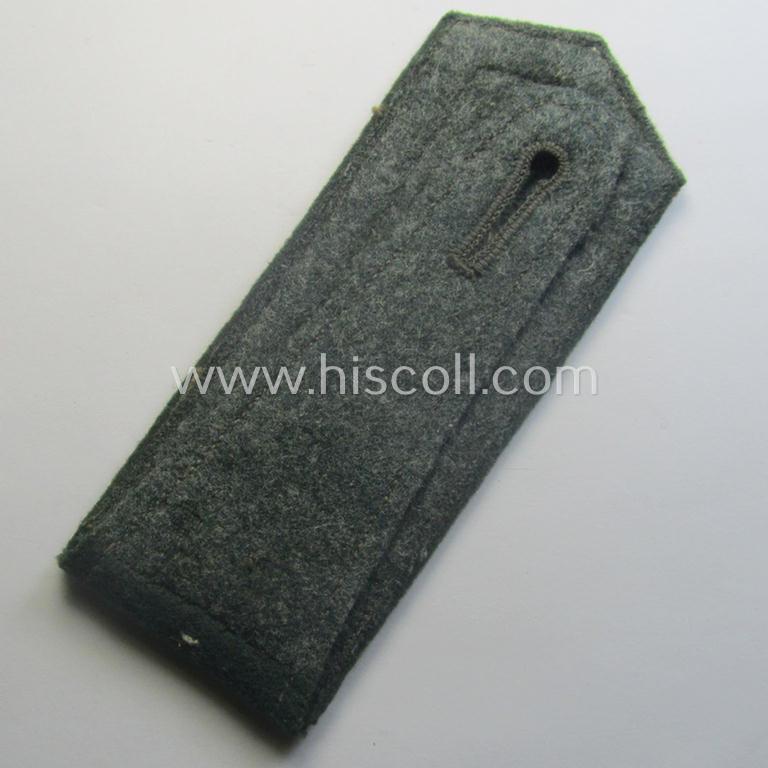 Single, early-period (ie. 'M36- o. M40'-pattern and pointed-styled), WH (Heeres) 'cyphered' NCO-type shoulderstrap as was specifically intended for an: 'Unteroffizier u. Mitglied Infanterie-Ergänzungs-Rgts. 8'