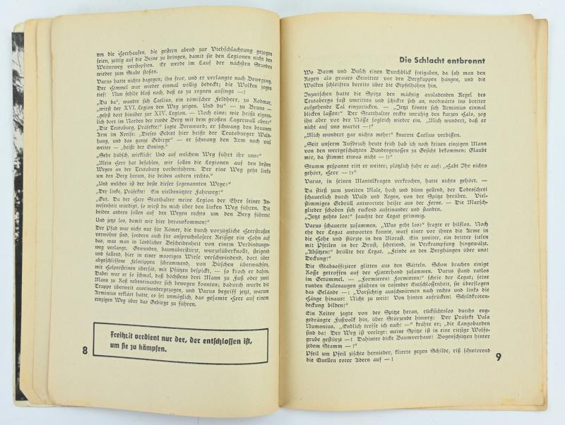 German DJ/HJ Booklet 'Armin der Cherusker'