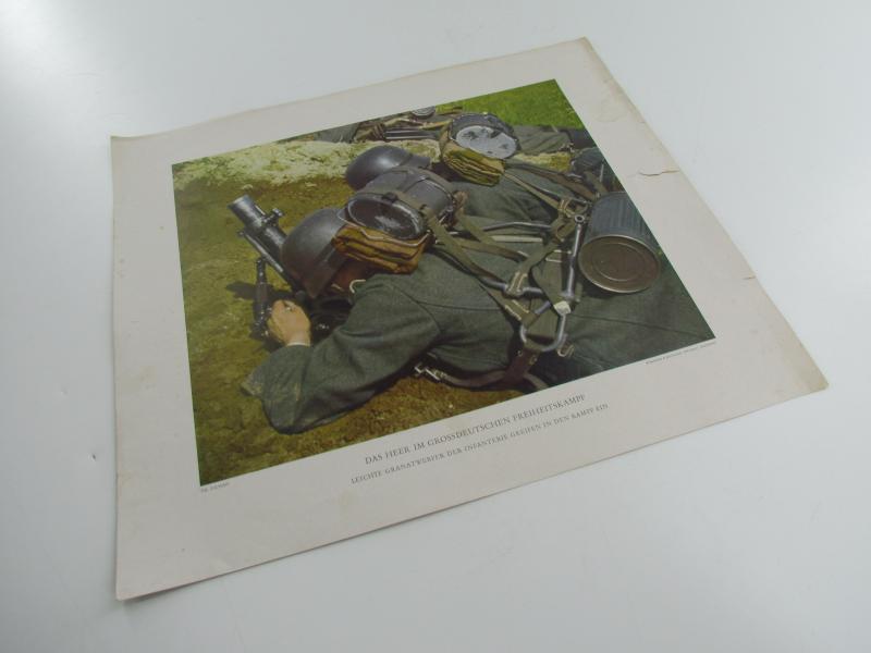 German.Printed Photo,”Das Heer Im Grossdeutschen Freiheitskampf