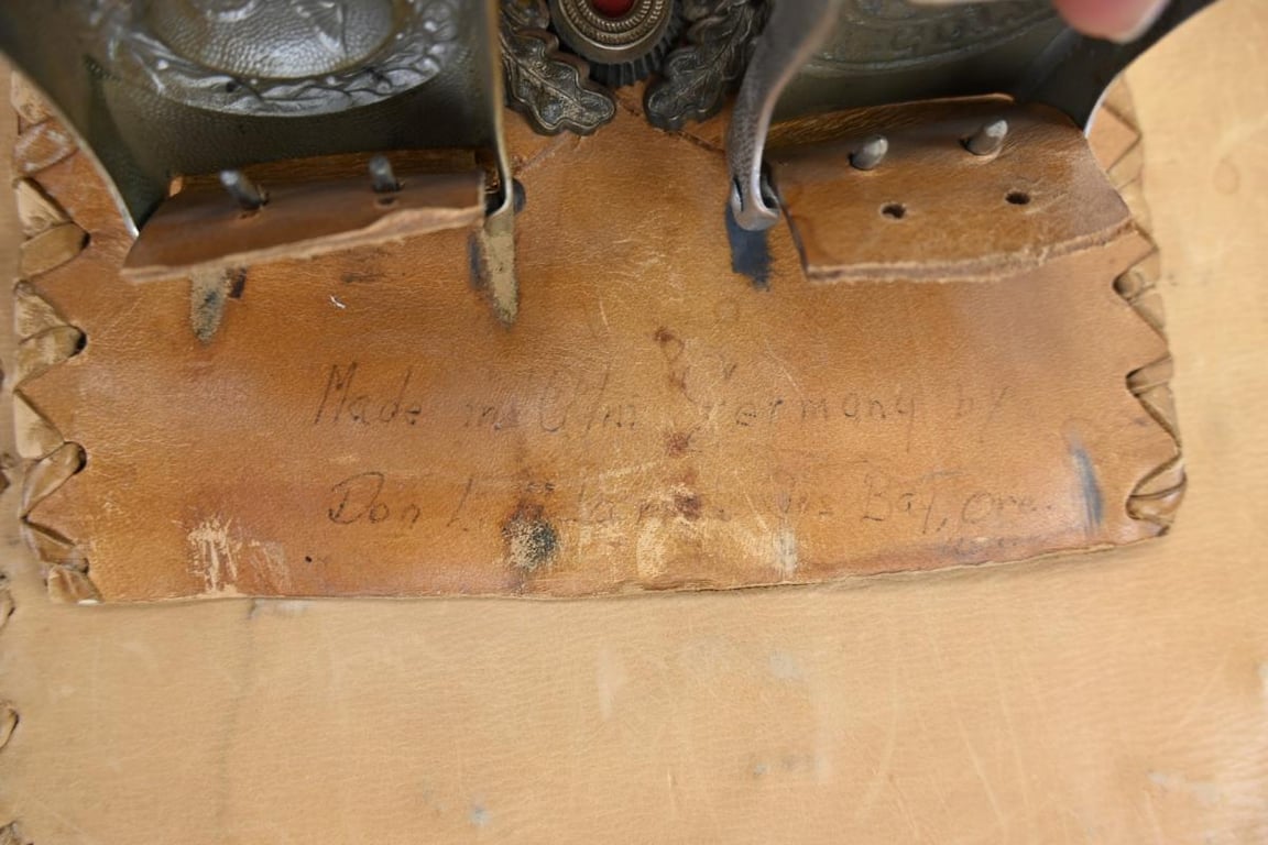 US WW2 Named Motorcyclist 'Souvenirs' Kidney Belt