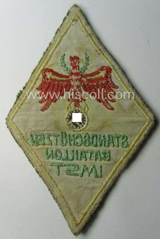 'Ärmelabzeichen des Standschützenbataillon Imst' (being a neatly machine-embroidered- and/or larger- ie. 'Raute'-sized example)