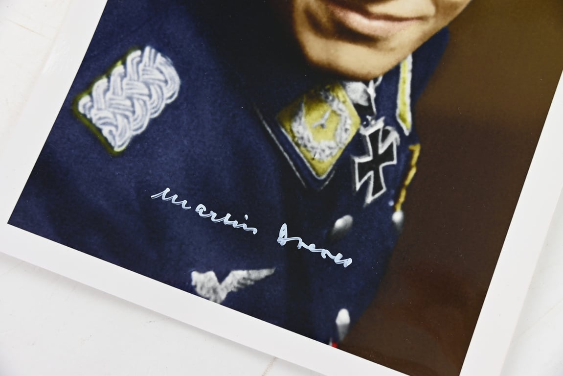 Signature of Luftwaffe KC Recipient 'Martin Drewes'