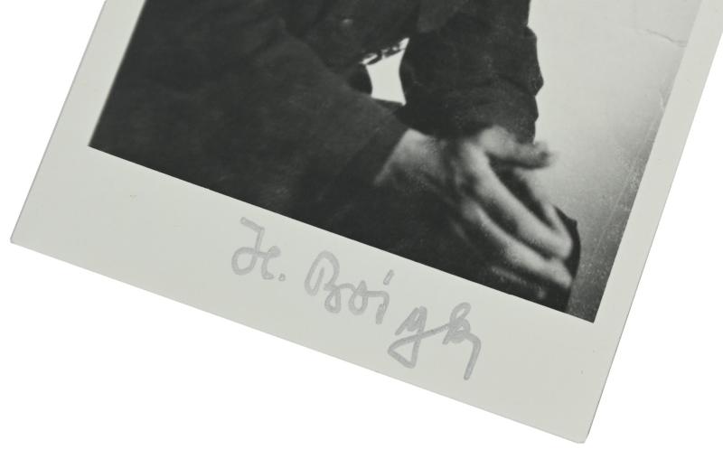 Signature of Wehrmacht Heer KC & OLS Recipient 'Heinrich Boigk'