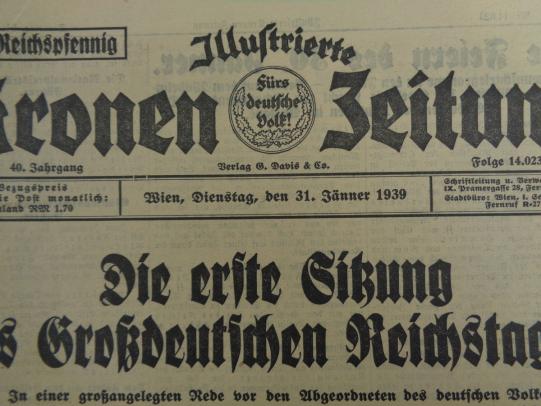 German Illustrierte Kronen Zeitung 31 Januari 1939