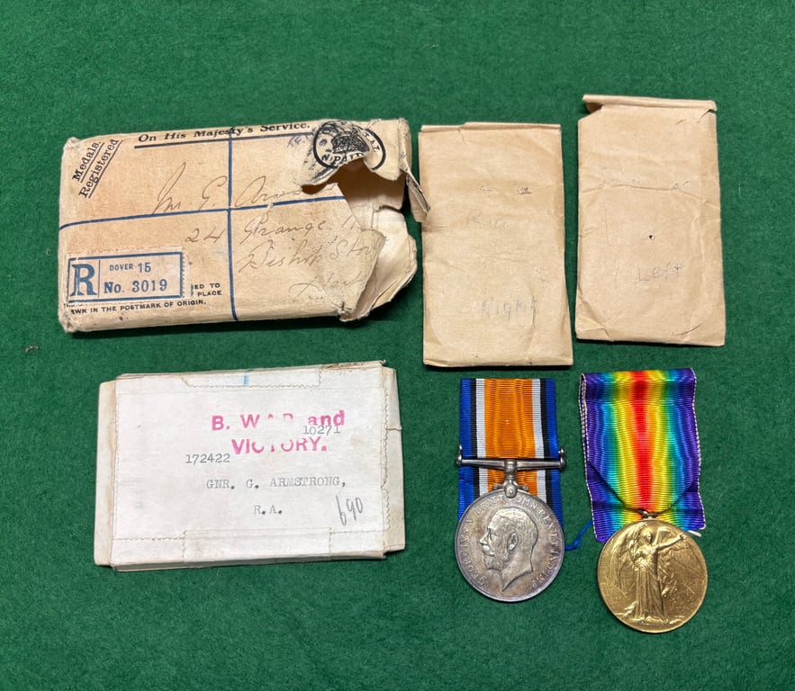 Great War Uniform Group Bombardier Armstrong RGA  -Additional Picture