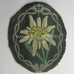 'Variant'- (ie. first-) pattern, WH (Heeres) 'Gebirgsjäger'- (ie....