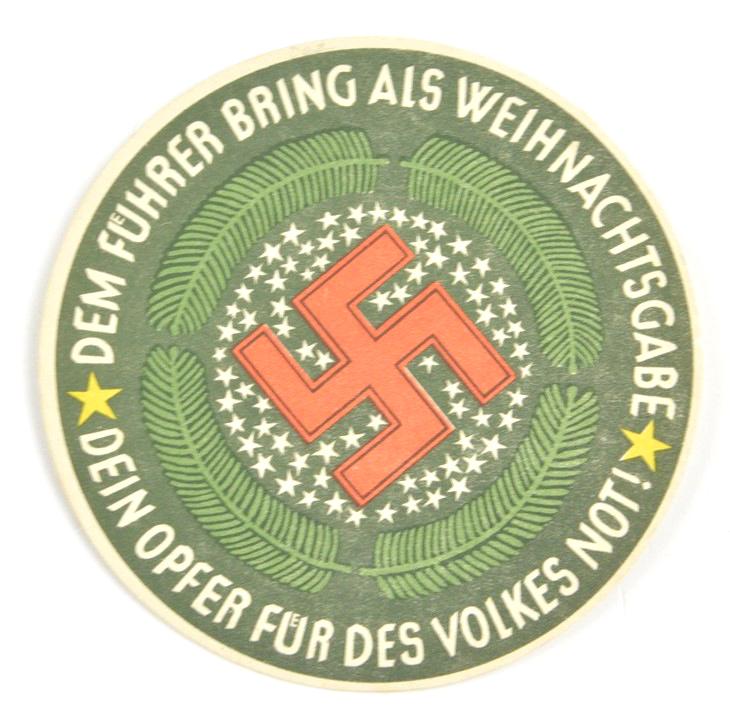German WHW Door Stickers