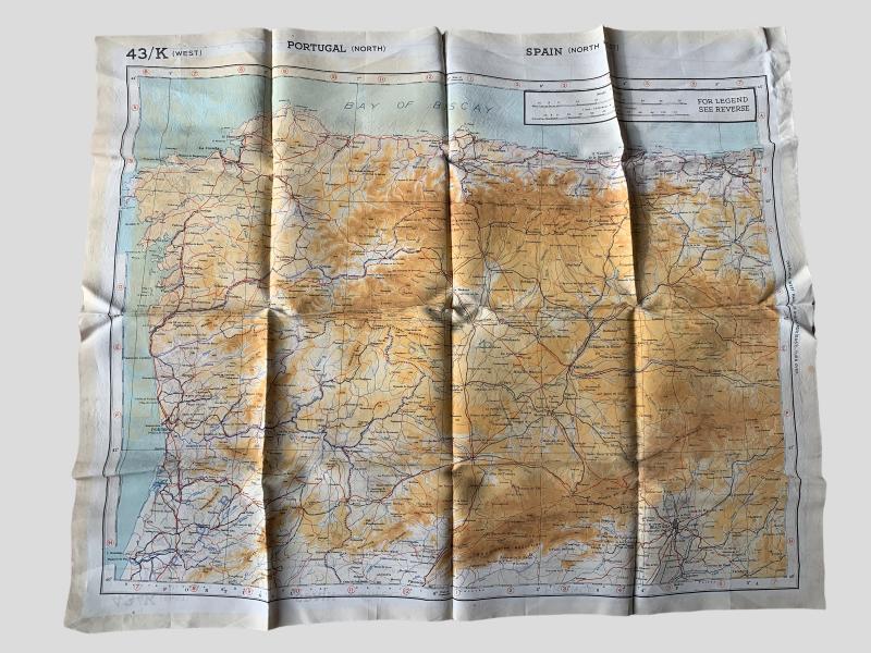 WW2 Silk Escape Map