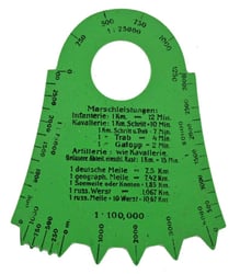German WH Mapcard Measurement Tool