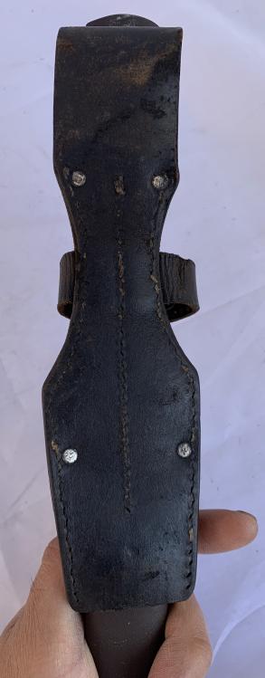 K98 Combat Bayonet with Leather Frog -matching numbers-