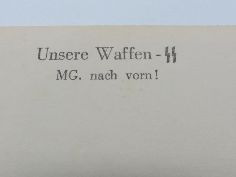Postcard : Unsere Waffen-SS