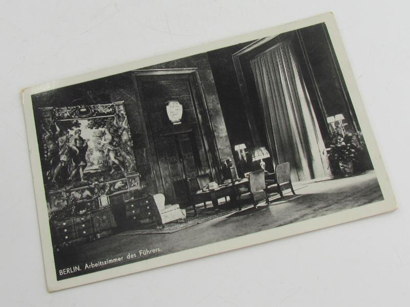 Postcard : Study Room from Adolf Hitler