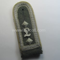 Single, WH (Heeres) 'cyphered' NCO-type shoulderstrap: 'Oberfeldwebel u....