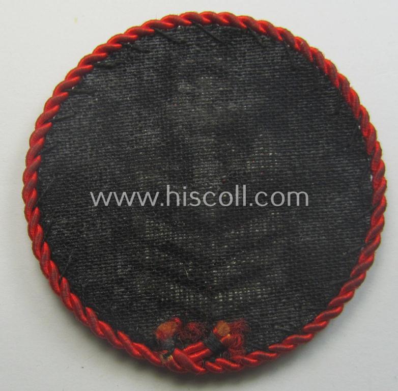 Marine-HJ (ie. 'Marine-Hitlerjugend') arm-badge aka: 'Ärmelabzeichen Reichsseefunkprüfung C' (or naval-HJ, radio-proficiency badge of the 'C'-grade)