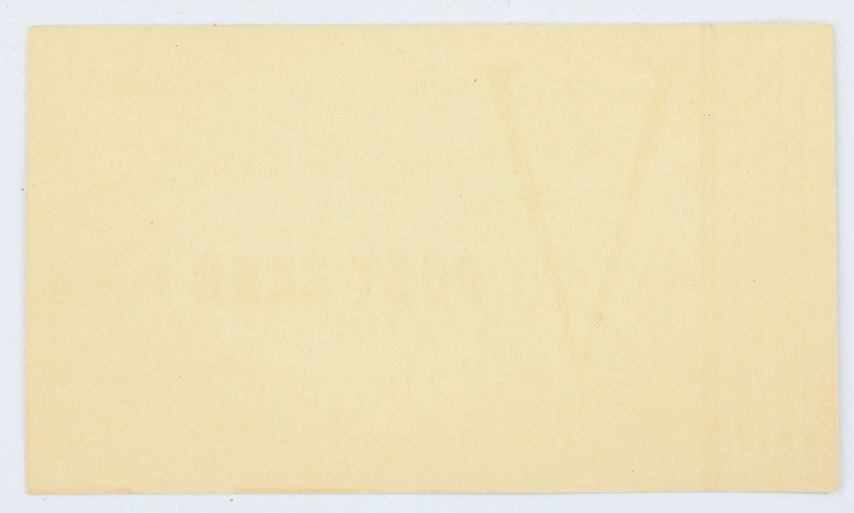 US WW2 Blanco Postcard V-Mail