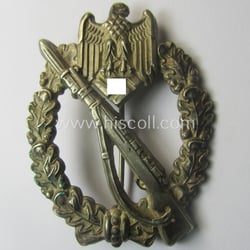 'Infanterie Sturmabzeichen in Silber' (or: silver-class infantry-assault-badge ie....