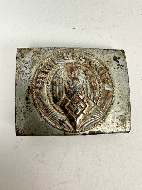 Early Hitlerjugend belt and buckle "rzm"M4/39