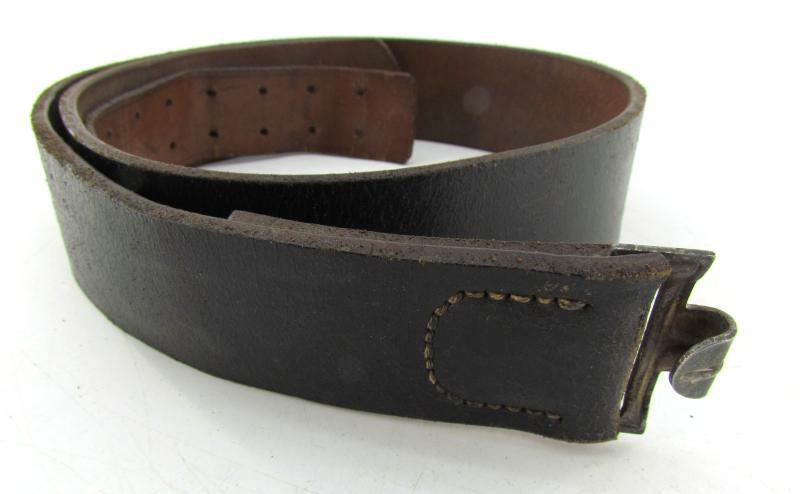 WH/SS Leather Equipment belt ( RB Numbered )