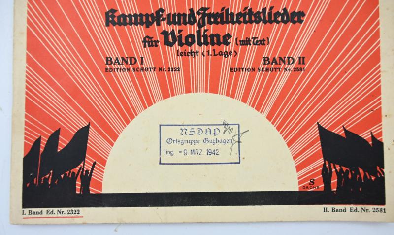 German Third Reich Song Book 'Neues Deutschland'