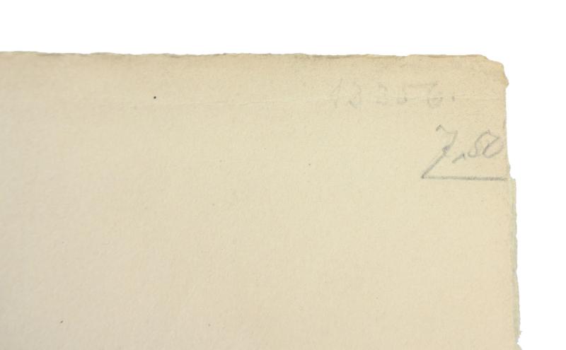 Proof Example of Adolf Hitler Lithograph by G.Waltenberger