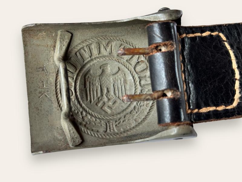 WH (HEER) Steel Belt Buckle -Hermann Knöller-