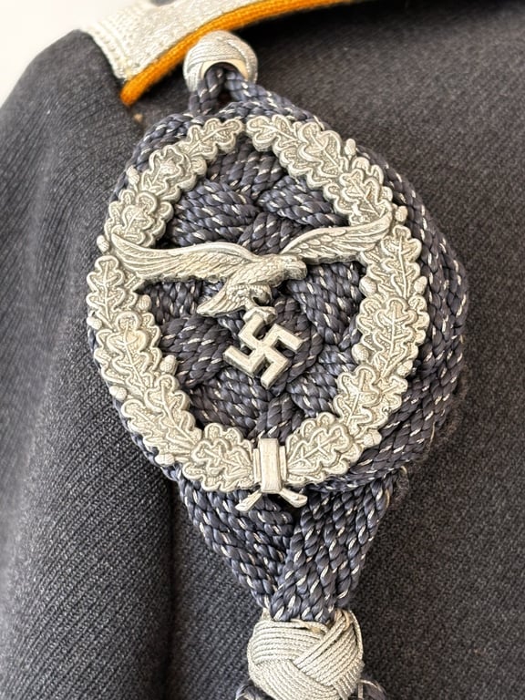 AUTHENTIC WWII THIRD REICH OBERFELDWEBEL LUFTWAFFE TUNIC SET.