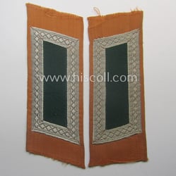 Pair of (entirely!) 'BeVo'-woven, NCO-pattern 'Ostvölker'-collar-tabs as was...