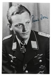 Signature of Luftwaffe KC Recipient 'Paul Dose'
