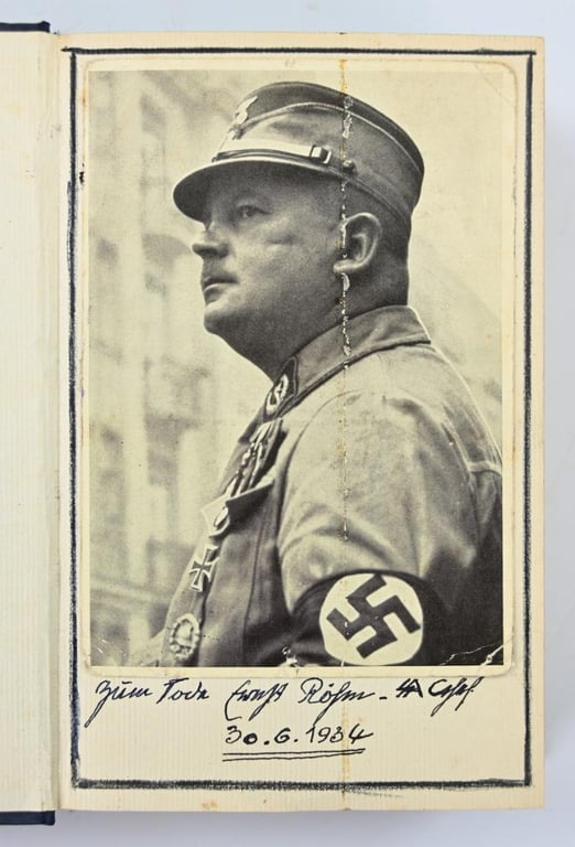 German Adolf Hitler Mein Kampf Book 1934 / Ernst Röhm