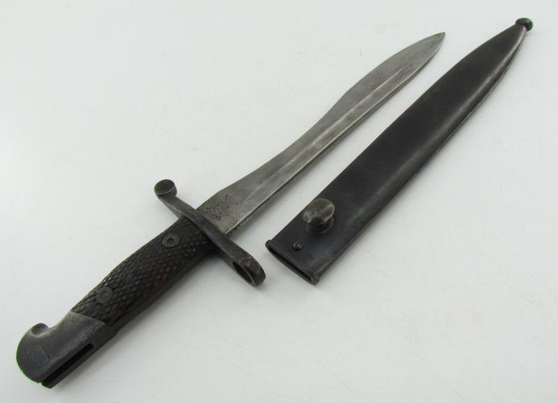 Spanish Mauser M-1941 Bolo Bayonet ( number matching )