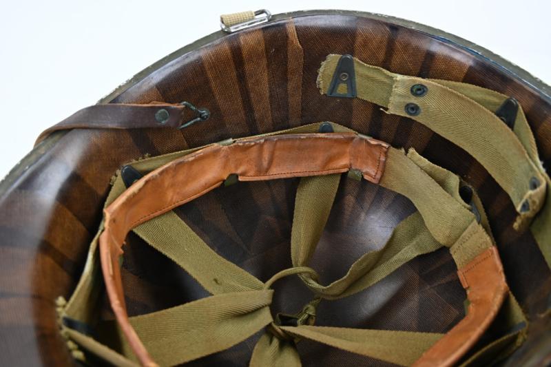 US WW2 M1 Swivel Bale Combat Helmet 'Schleuter'