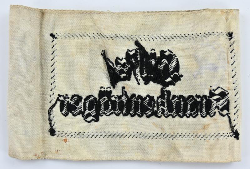 German WH Personel Acting Stretcher Bearers Armband