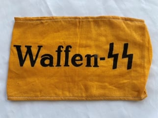 WWII GERMAN AUTHENTIC WAFFEN SS HELPERS ARMBAND