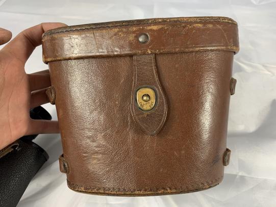 U.S. M3 Binoculars and M17 Leather Carrying Case