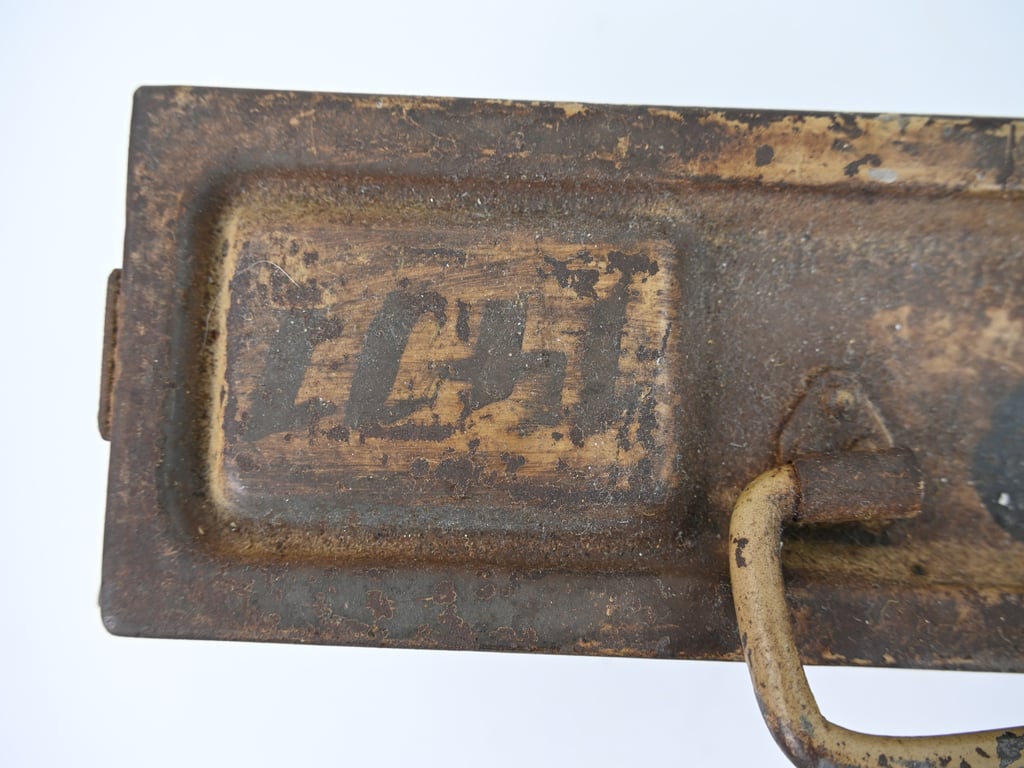 German WH MG 34/42 Camouflaged Ammo Box