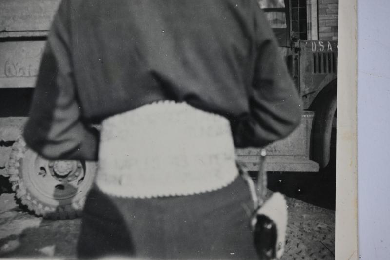 US WW2 Named Motorcyclist 'Souvenirs' Kidney Belt